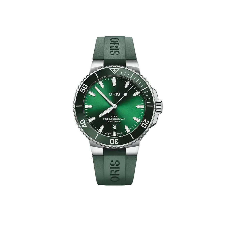Oris Aquis Date Verde 01 733 7787 4157-07 4 22 37Fc