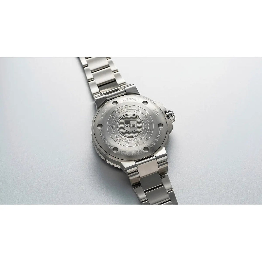 Oris Aquis Small Second Date Blu 01 743 7733 4155-07 8 24 05Peb