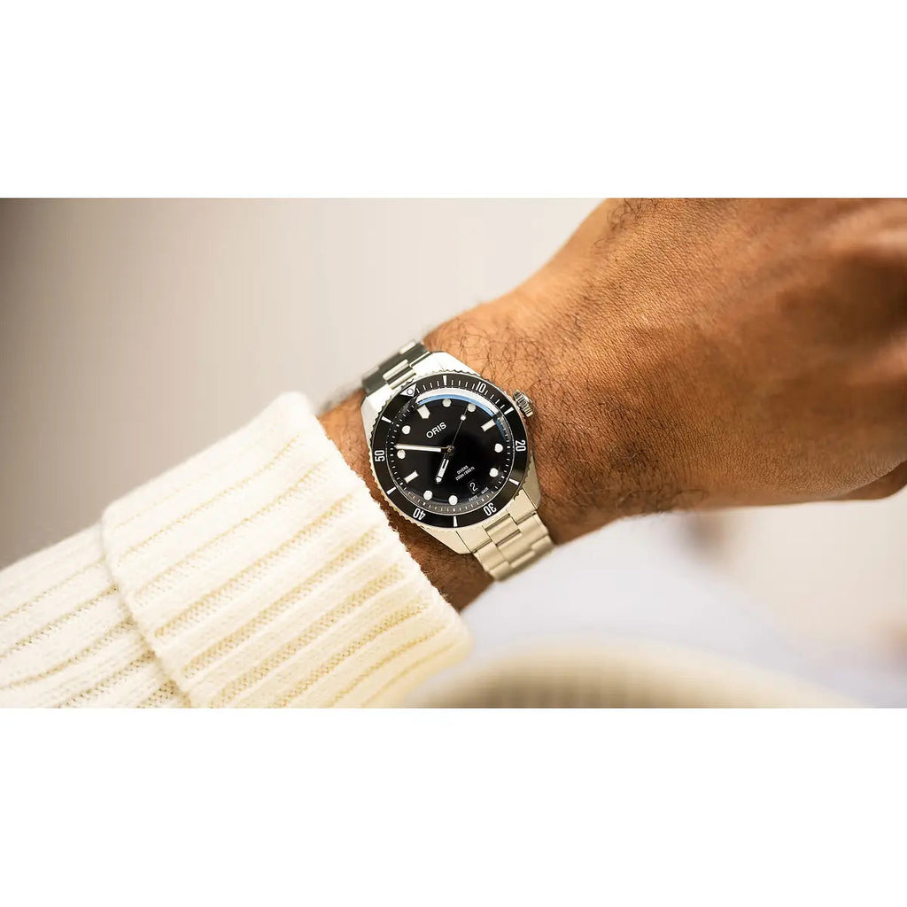 Oris Divers Date Nero 01 733 7795 4054-Set