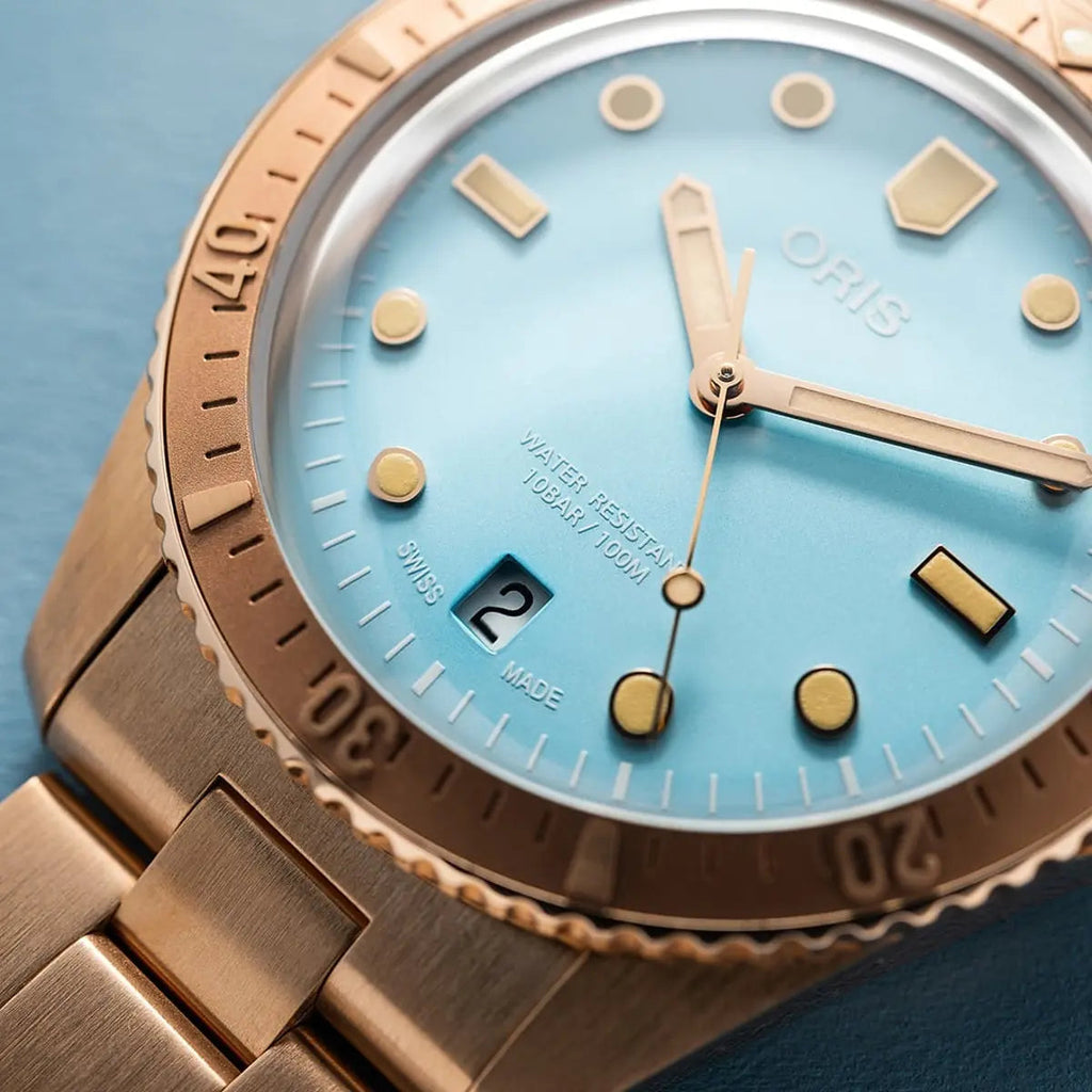 Oris Divers Sixty-Five Cotton Candy Azzurro 01 733 7771 3155-07 8 19 15