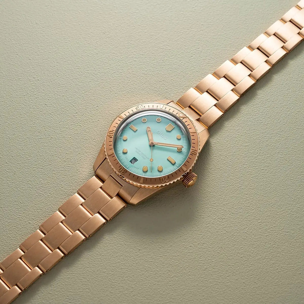 Oris Divers Sixty-Five Cotton Candy Azzurro 01 733 7771 3157-07 8 19 15