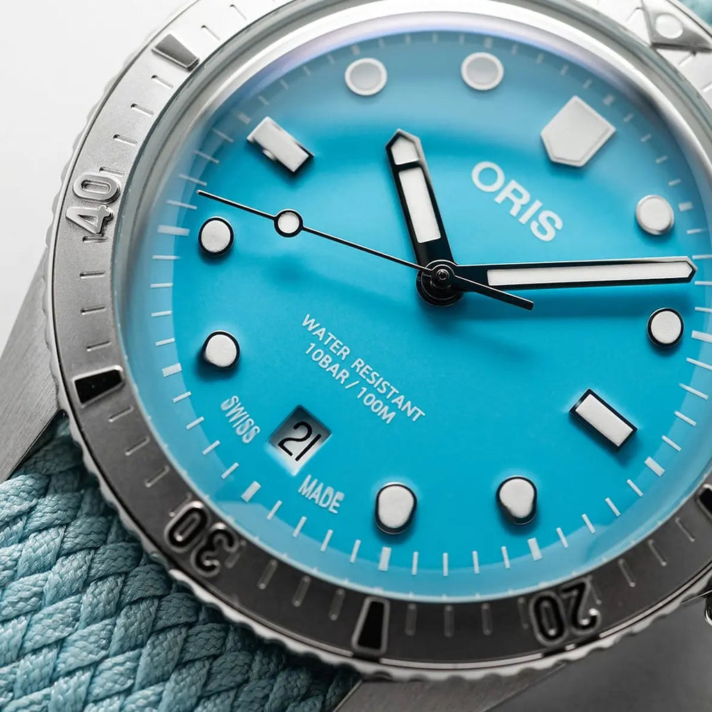 Oris Divers Sixty-Five Cotton Candy Azzurro 01 733 7771 4055-07 3 19 02S