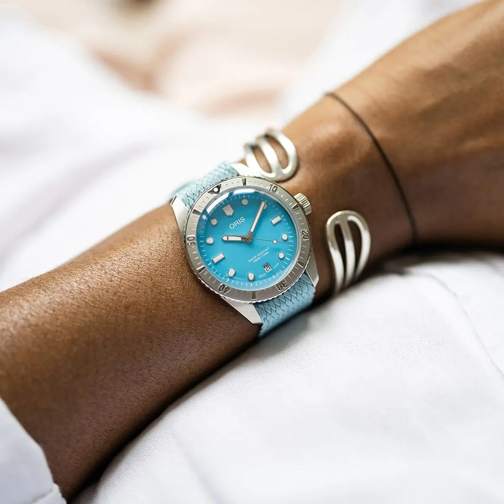 Oris Divers Sixty-Five Cotton Candy Azzurro 01 733 7771 4055-07 3 19 02S