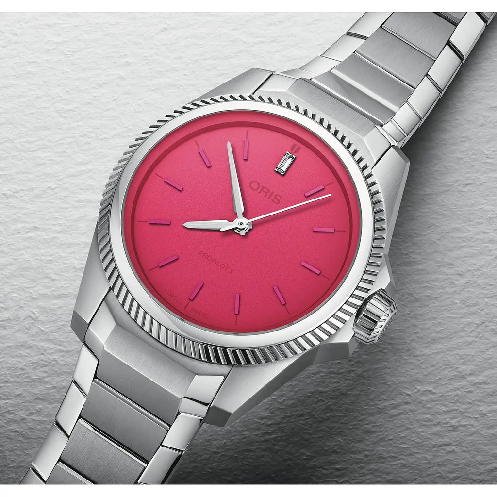 Oris Propilot X Miss Piggy Rosso 01 531 7796 4158-07 8 17 05Lc