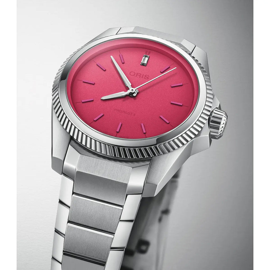 Oris Propilot X Miss Piggy Rosso 01 531 7796 4158-07 8 17 05Lc