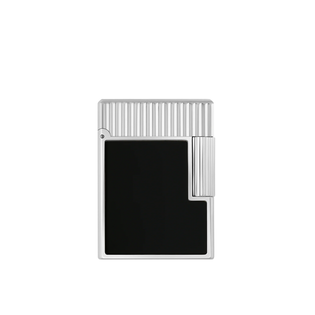 S.T. Dupont Ligne 1 Black Lacquered Palladium Lighter/Briquet C14121