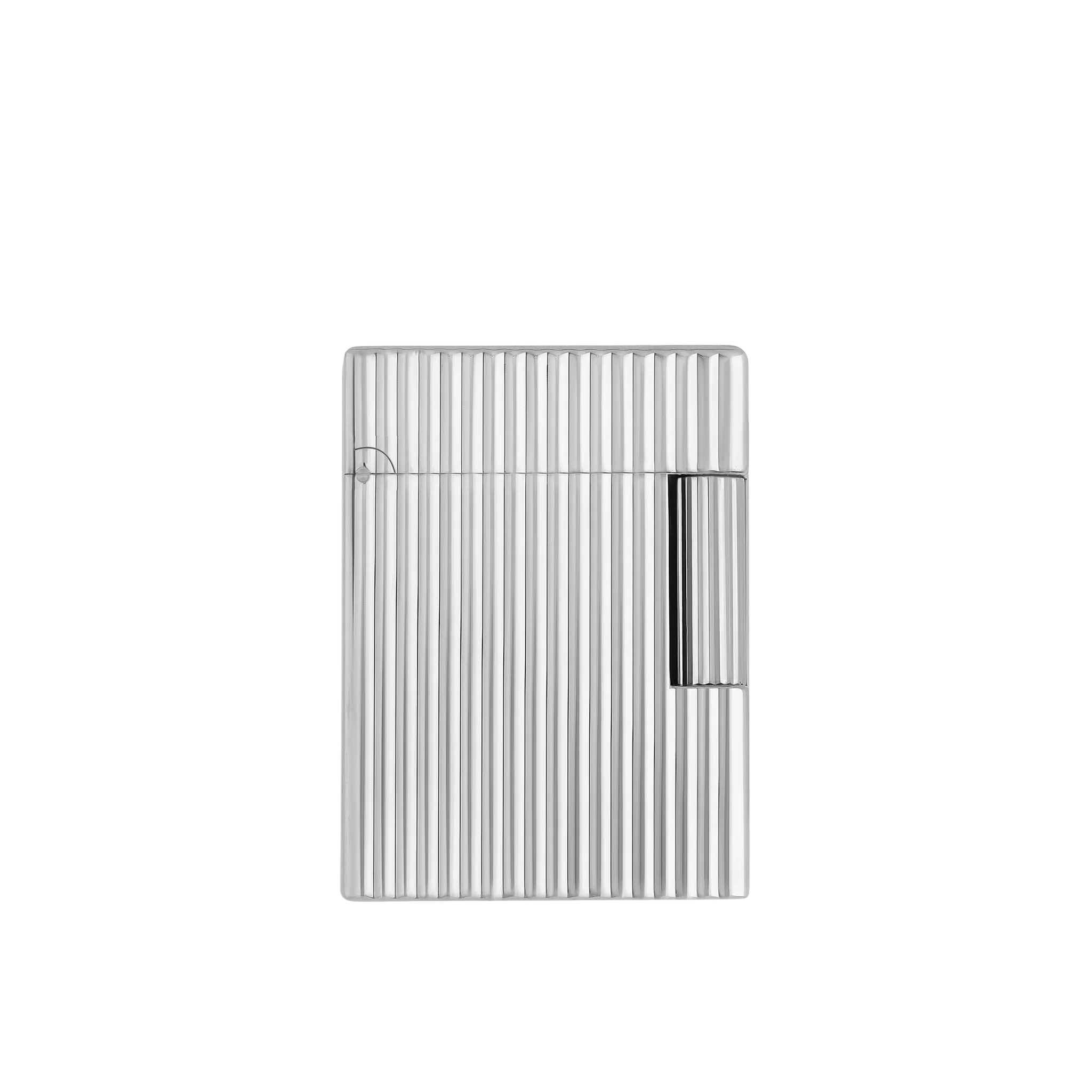S.T. Dupont Ligne 1 Guilloche Palladium Lighter/Briquet C14021