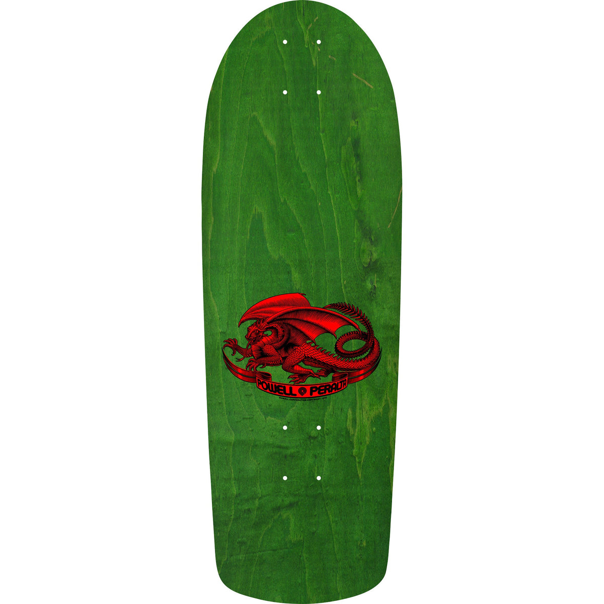 Powell Peralta Skateboard Deck McGill Skull and Snake Green/Gold Foil Old School Reissue
