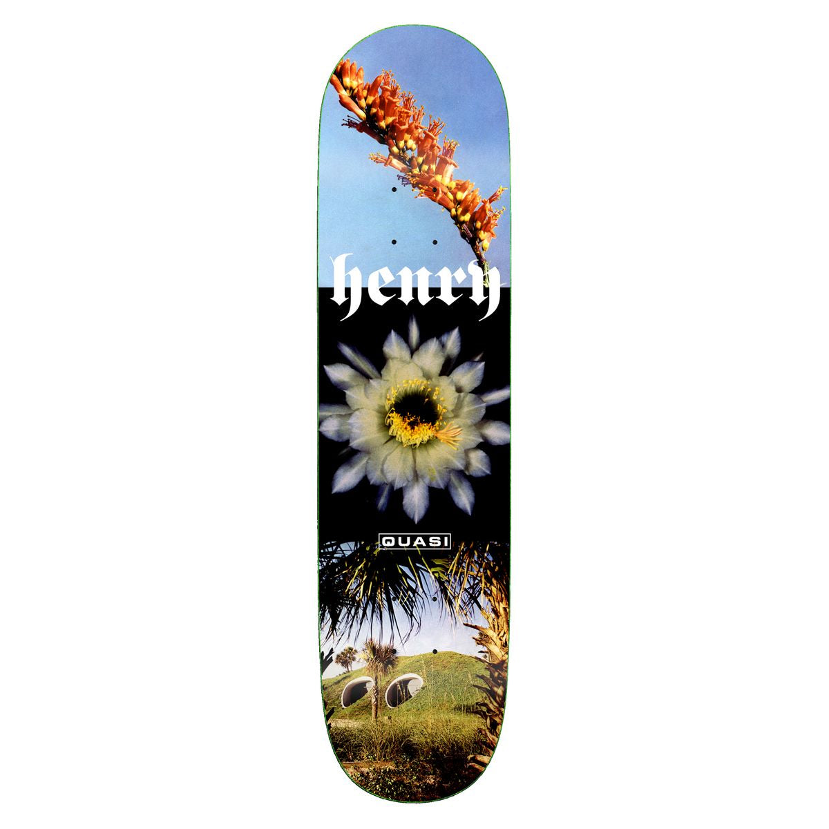 Quasi Skateboard Deck Justin Henry Engel Twin 8.375" x 31.75"