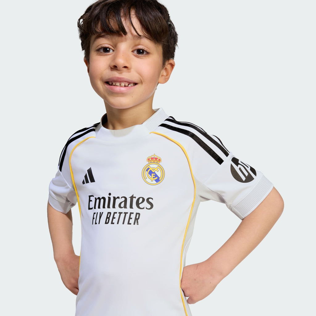 adidas Real Madrid 25/26 Home Mini Kit Kids