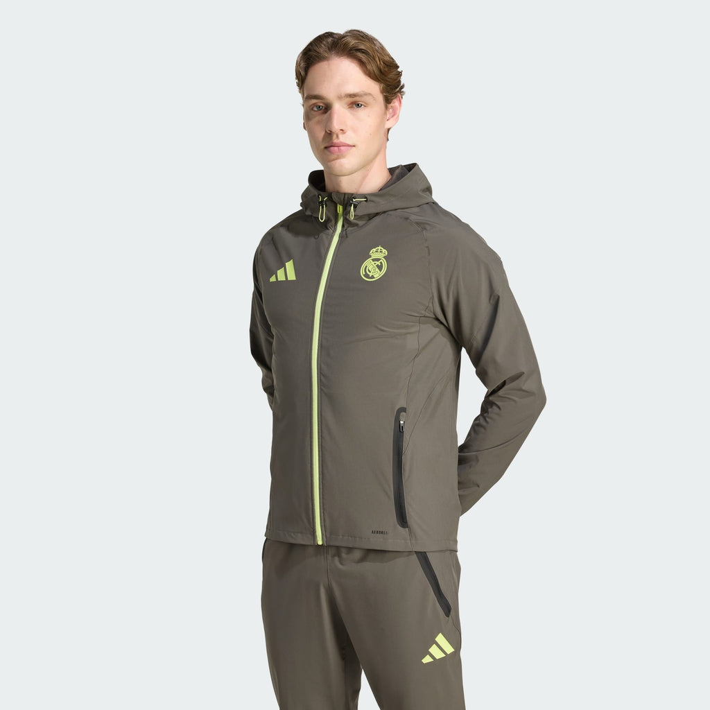 Real Madrid Tiro 25 Competition Vis Tech Travel Jacket