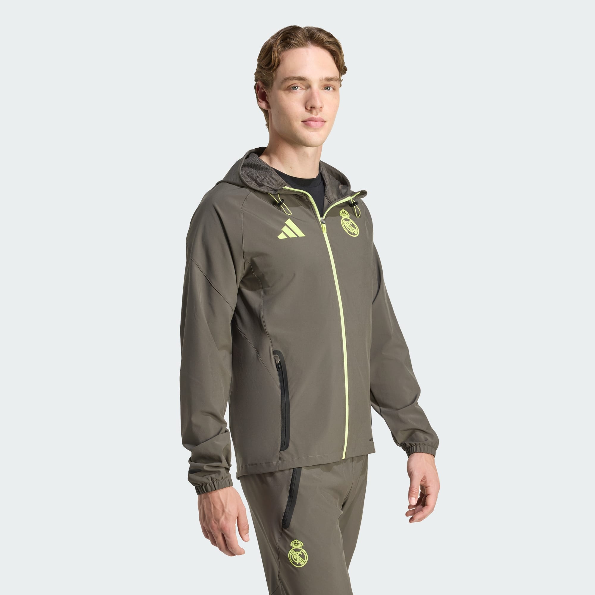 Real Madrid Tiro 25 Competition Vis Tech Travel Jacket
