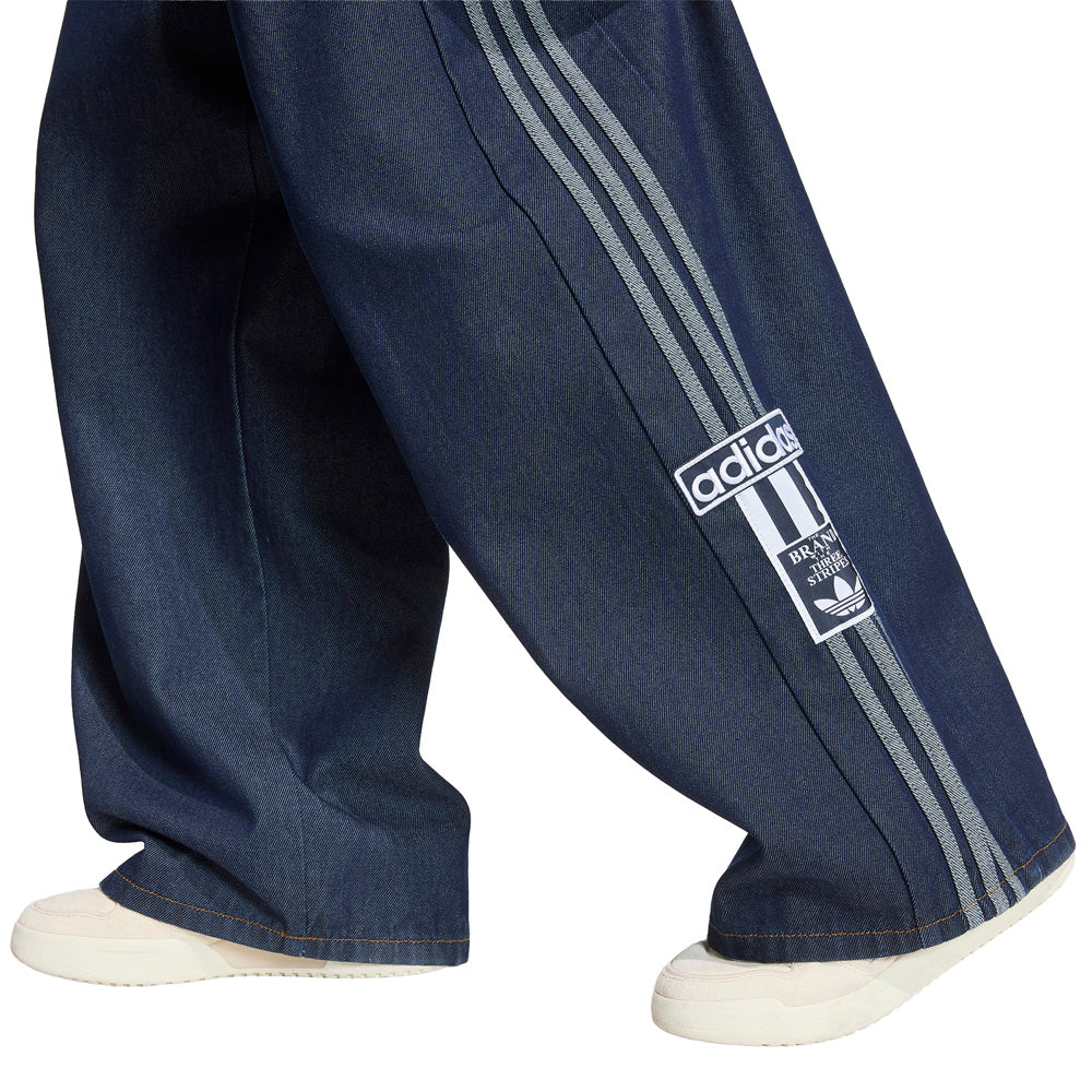 Adibreak Mid Rise Wide Leg Denim Track Pants