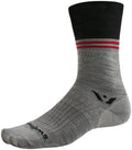 Swiftwick Pursuit Seven Ultralight Socks - 7", Block Stripe