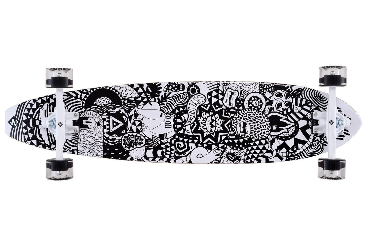 Street Surfing Longboard Rumble Jungle Kicktail 8.5" x 36"