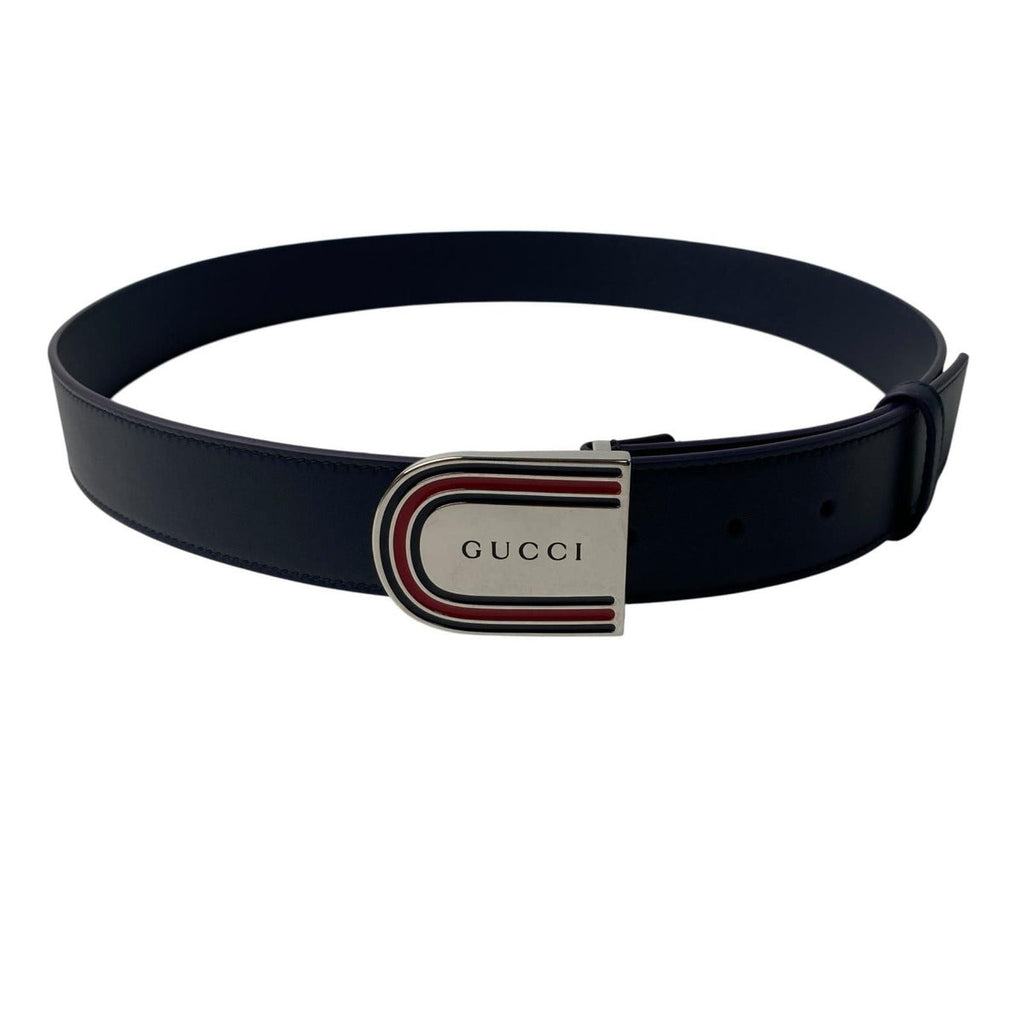Gucci Leather Blue Dark