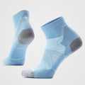 Smartwool - Run Zero Cushion Ankle Socks - Women's - Serene Blue