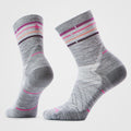 Smartwool - Women's Run Zero Cushion Mid Crew Socks - Light Gray