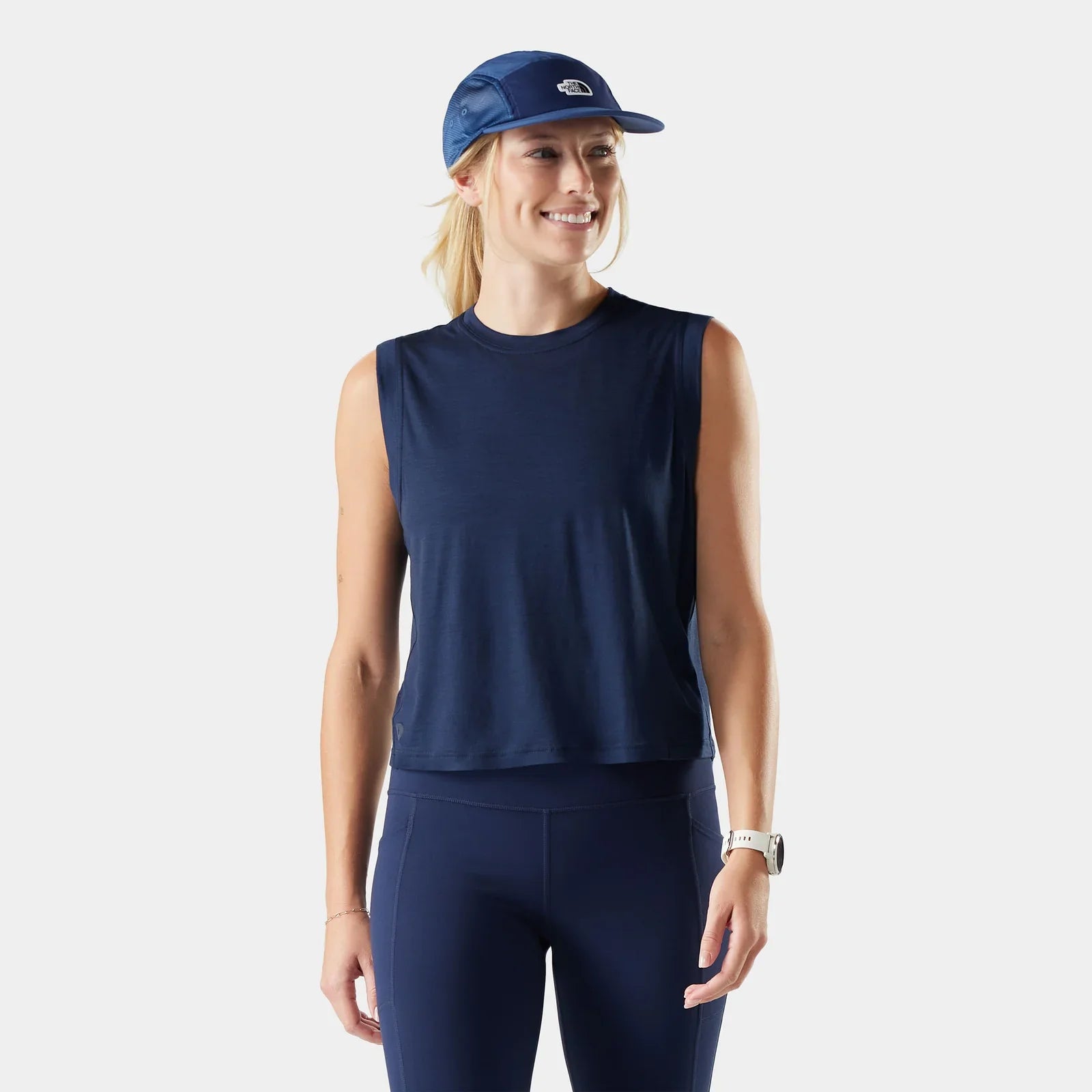 Smartwool - Women's Active Ultralite Crop Tank - Deep Navy