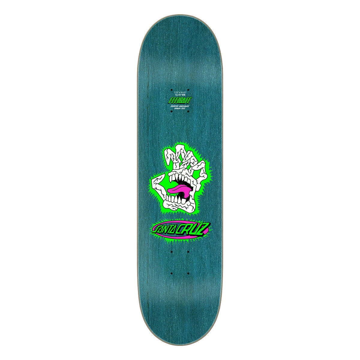 Santa Cruz Skateboard Deck Scribble Head FeelBase 7.75" x 30.25"