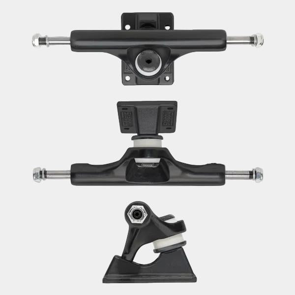 Slappy ST1 Inverted Hollow Lights Ultra Low Kingpin Truck Set 8.25 Matte Black