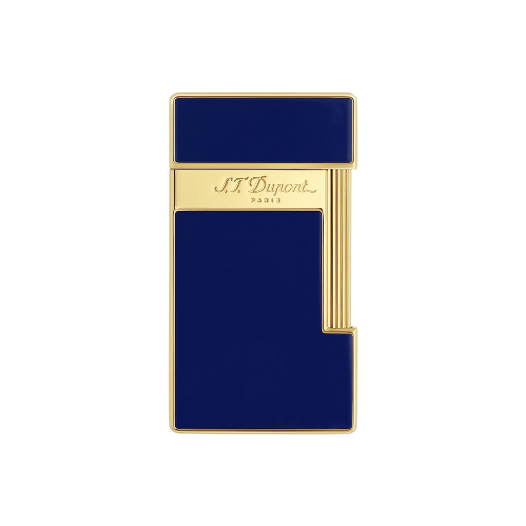 S.T. DUPONT SLIMMY GOLDEN BLUE LIGHTER/BRIQUET 028005