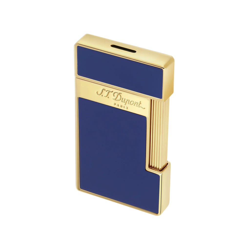 S.T. DUPONT SLIMMY GOLDEN BLUE LIGHTER/BRIQUET 028005