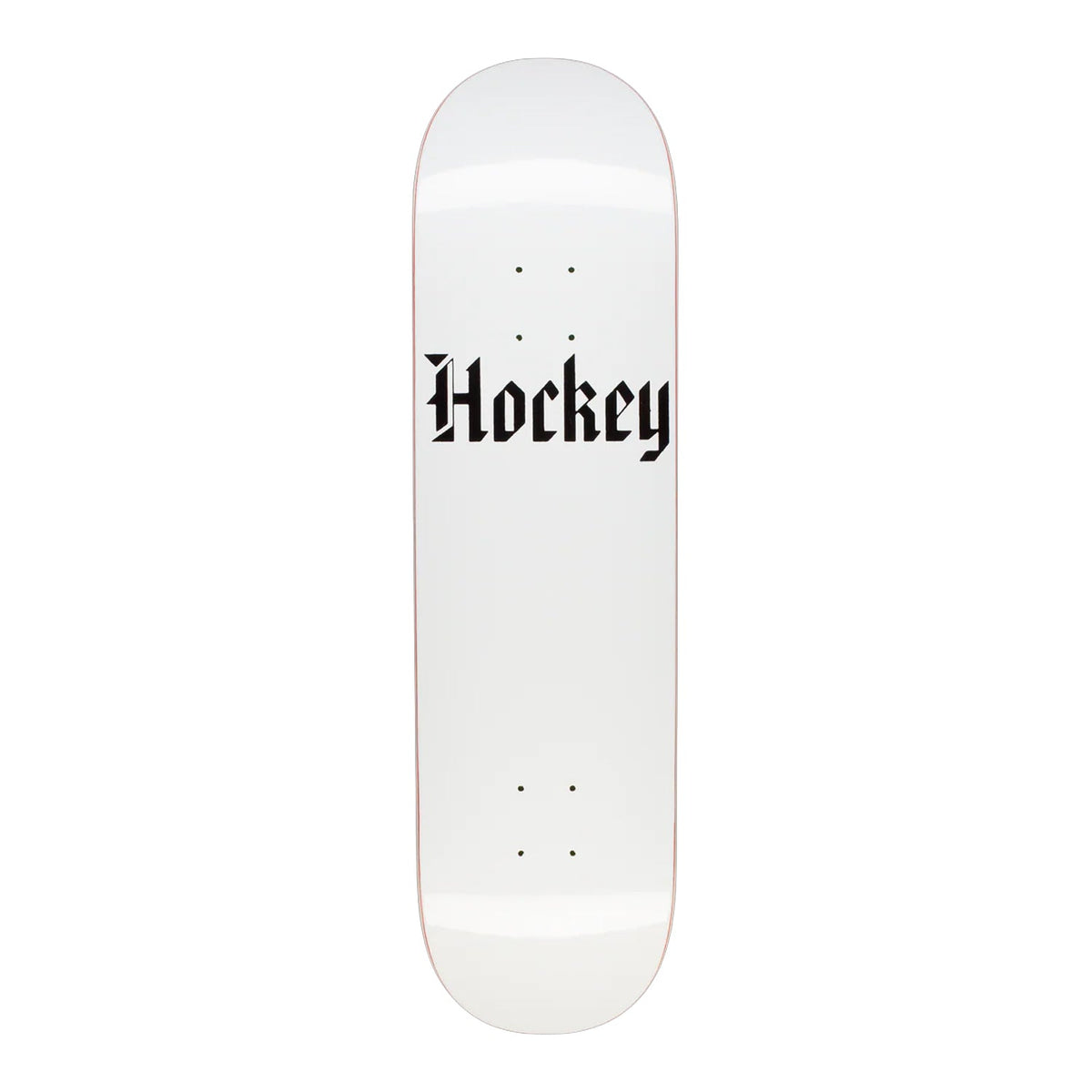 Hockey Skateboard Deck Stone White 9.0" x 33.254"