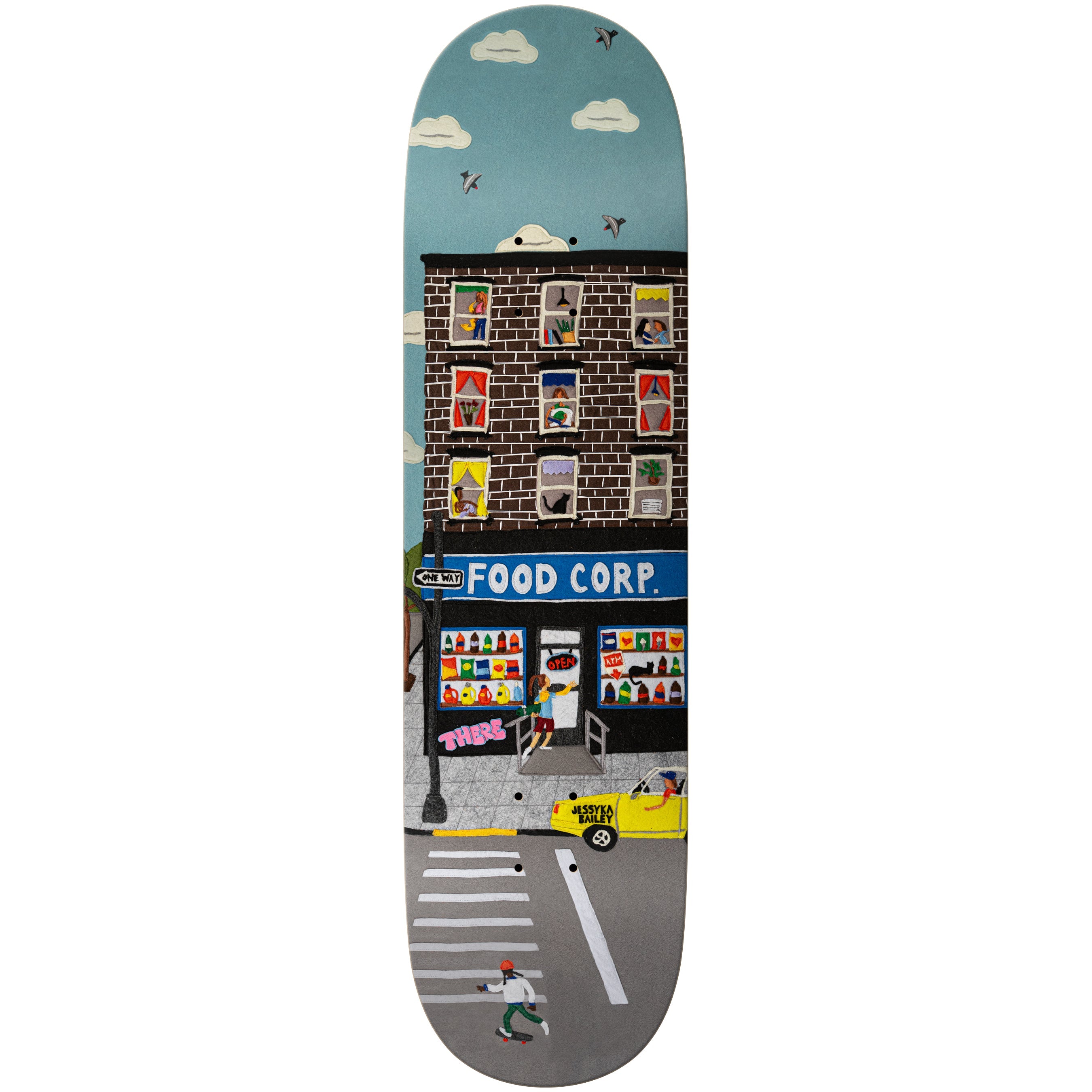 There Skateboard Deck Jessyka Bev Break Multi 8.12" x 32"