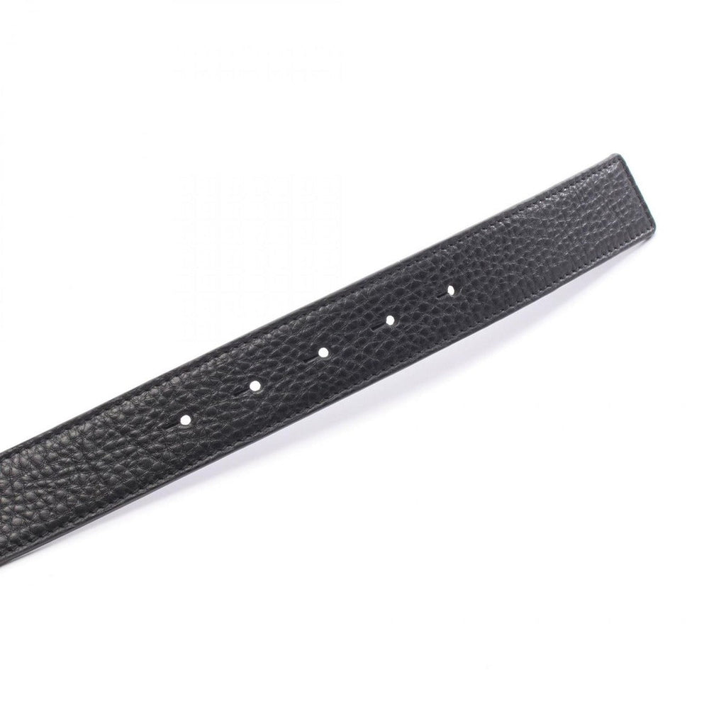 Loewe Belt Anagram Chunky Black Leather
