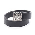 Loewe Belt Anagram Chunky Black Leather