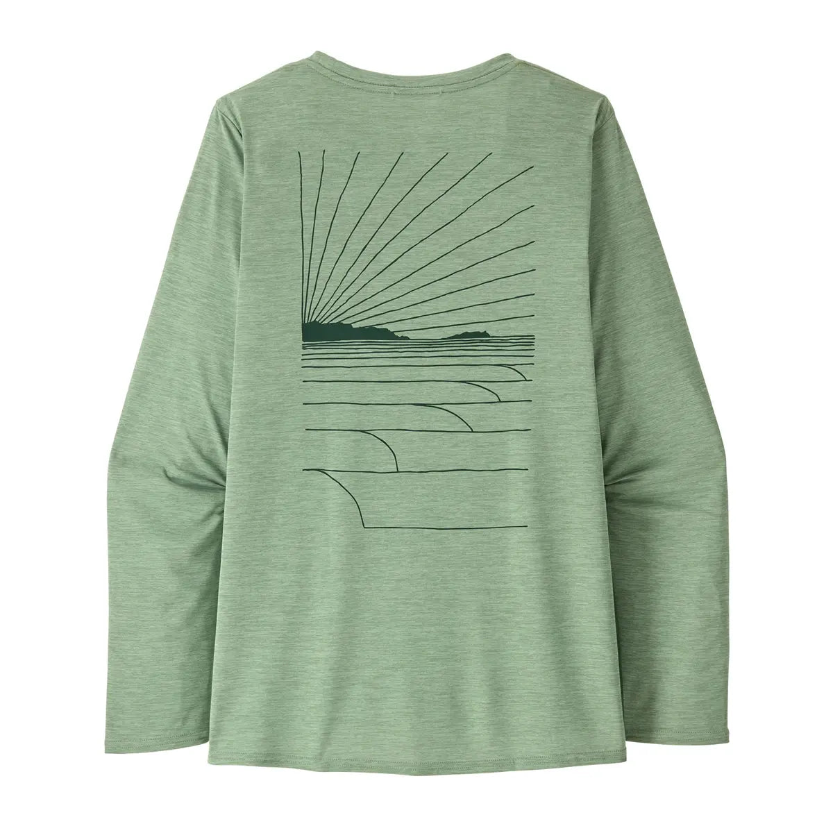 Patagonia W's L/S Capilene Cool Daily Graphic Shirt - Waters