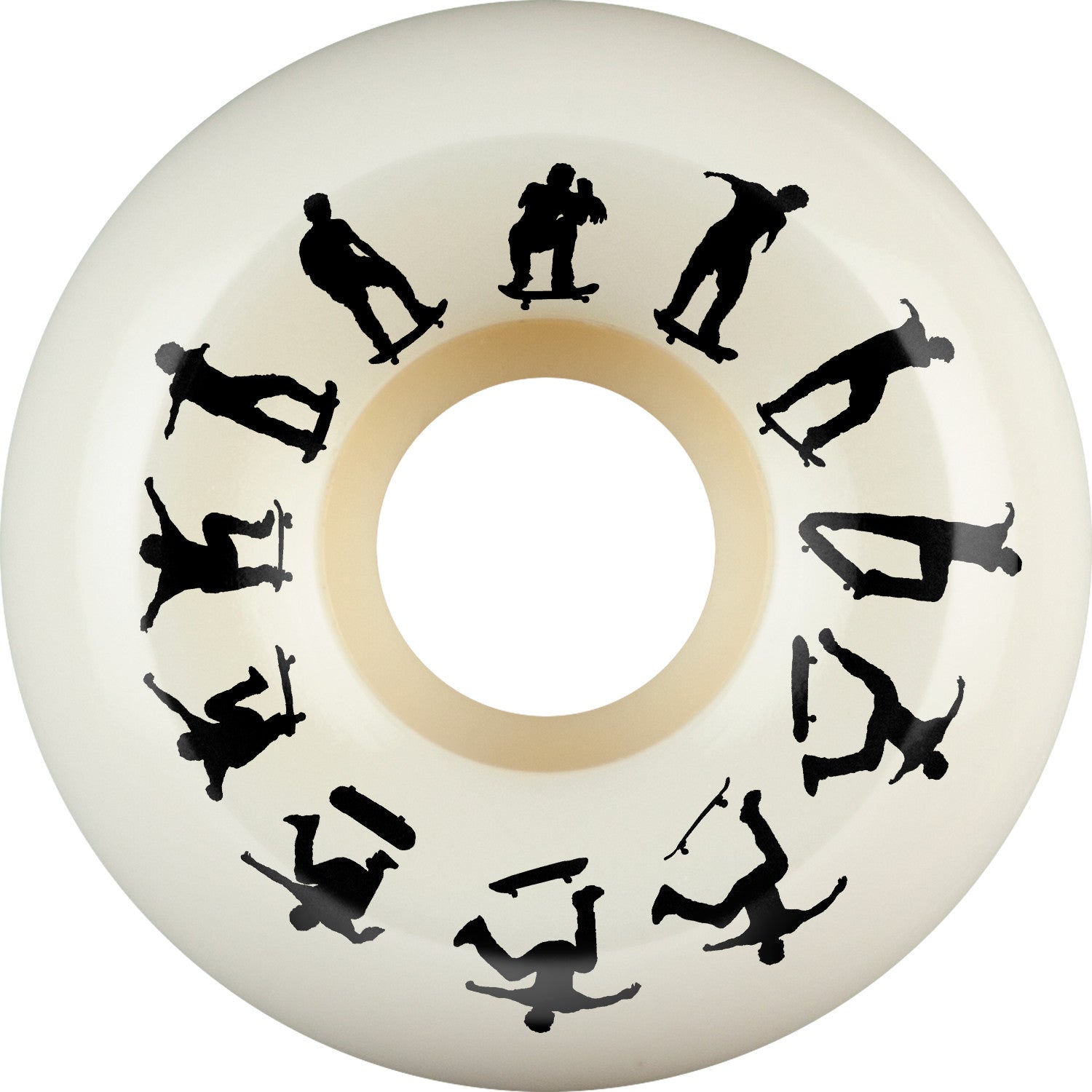 Bones X-Formula P-Rod SW Heel V5 Sidecut 52mm 95a Wheels - White (Set of 4)