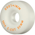 Mini Logo Wheels C-Cut ″2″ 53mm 101a - White (Set of 4)