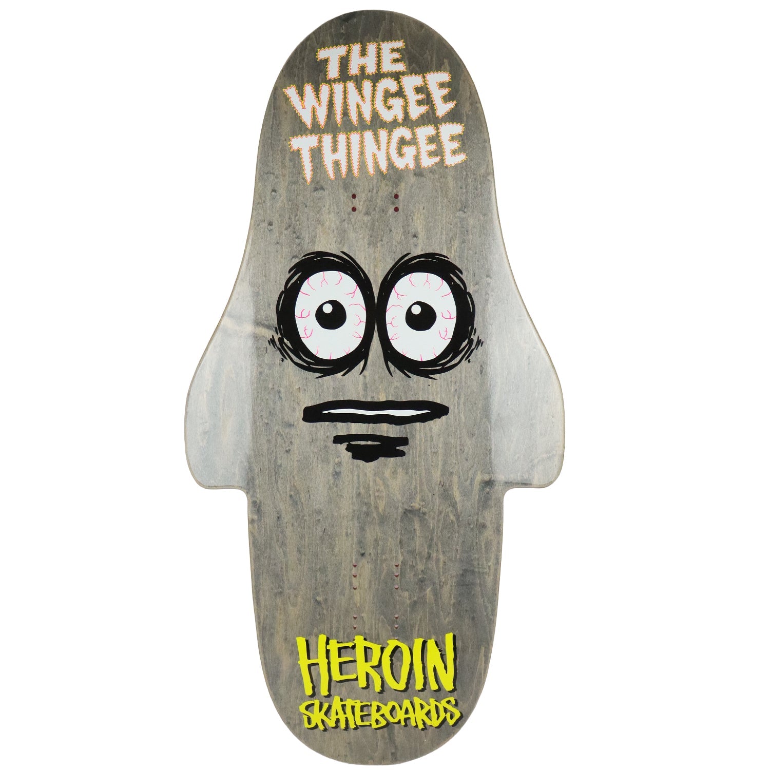 Heroin Skateboard Deck Wingy Thingee (Assorted) 15.25" x 31"