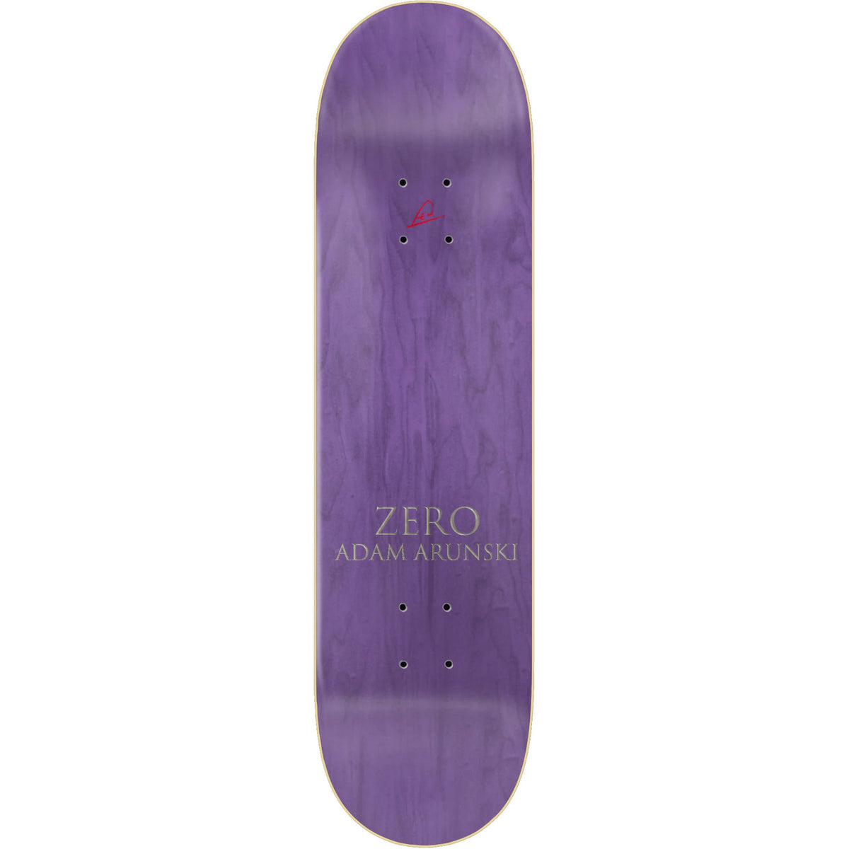 Zero Skateboard Deck Adam Arunski Lewandowski 3 8.25" x 31.9"