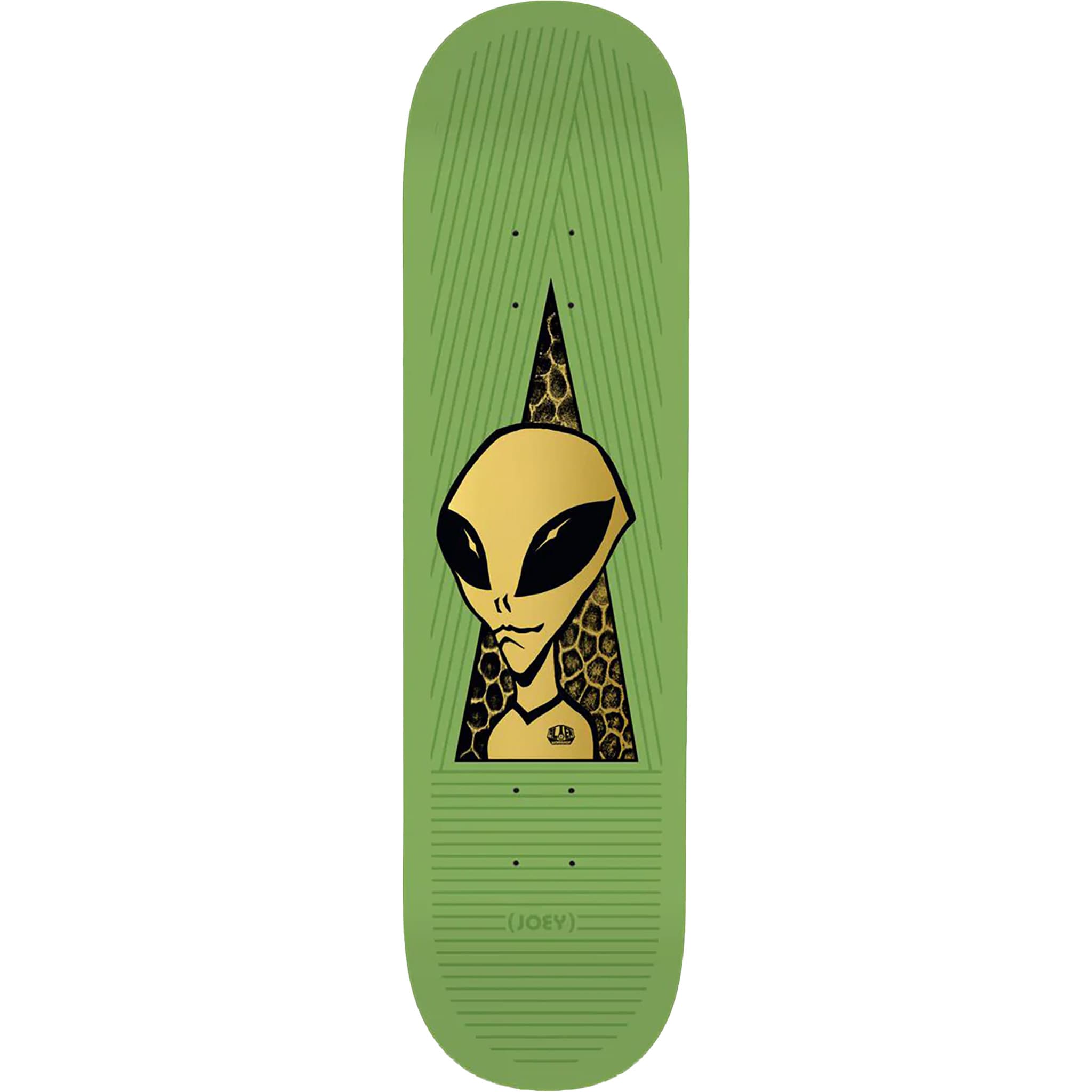 Alien Workshop Guevara Visitor Gold Skateboard Deck 8.25"