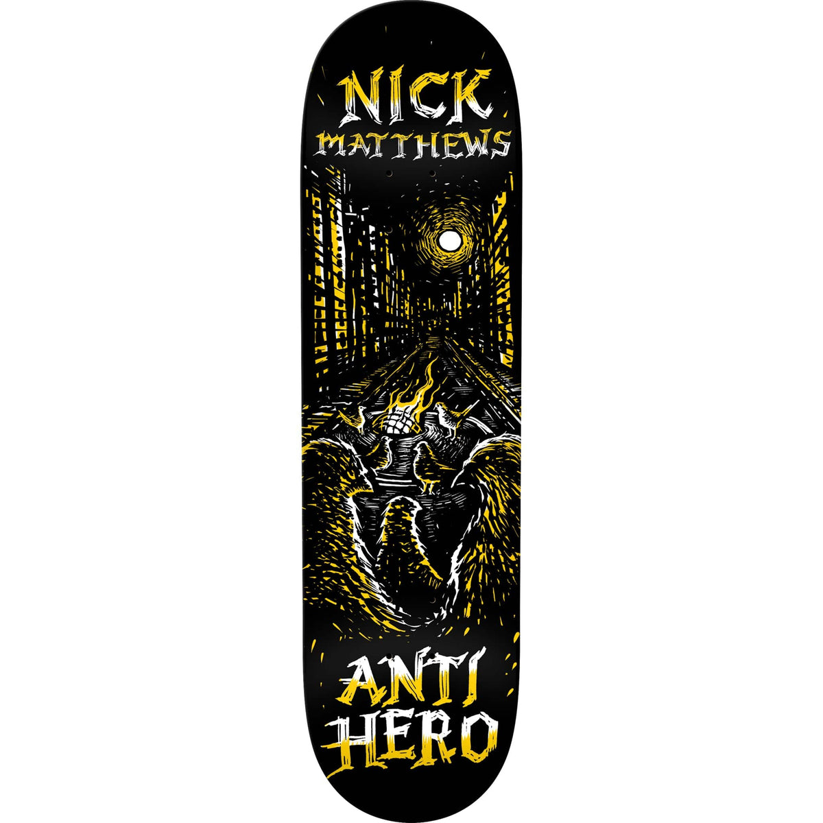 Anti Hero Matthews Fireside Skateboard Deck 8.5"