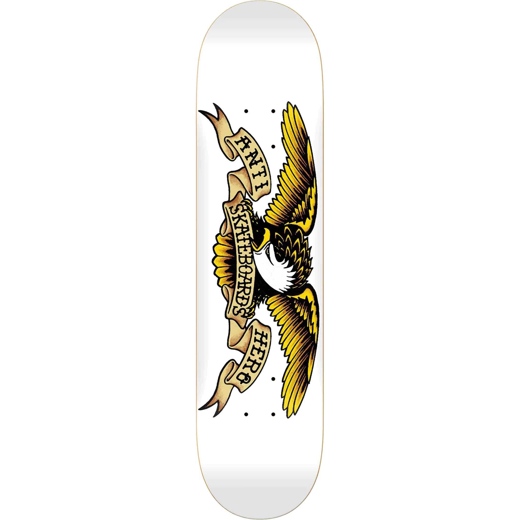 Anti Hero Team Classic Eagle White Skateboard Deck 8.75"
