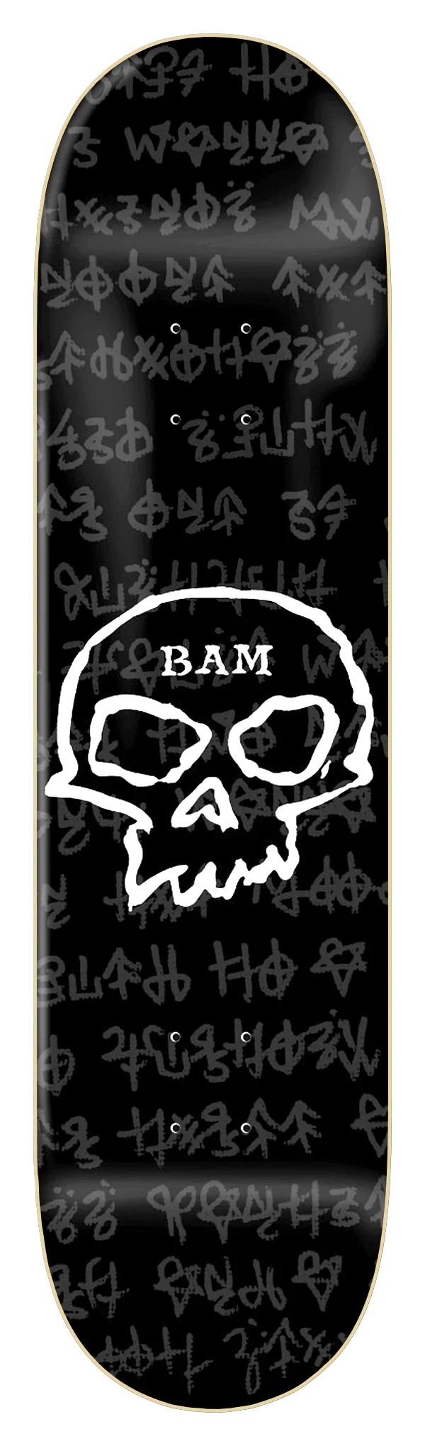 Zero Bam Strigoi Skull Skateboard Deck -  8.5″