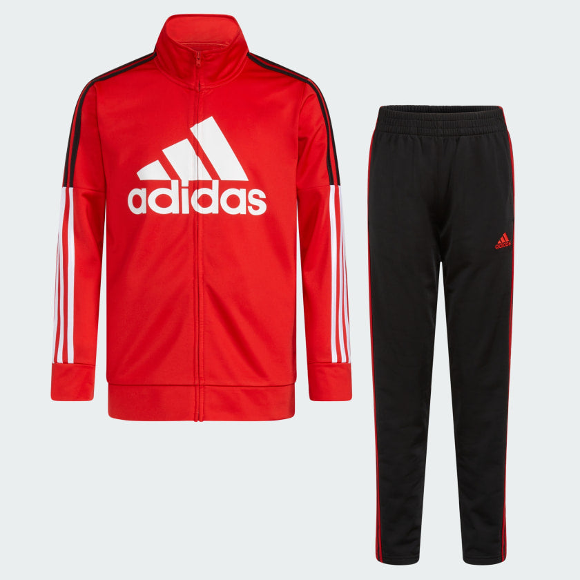 Kids' adidas Two-Piece Contrast 3-Stripe Tricot Track Set