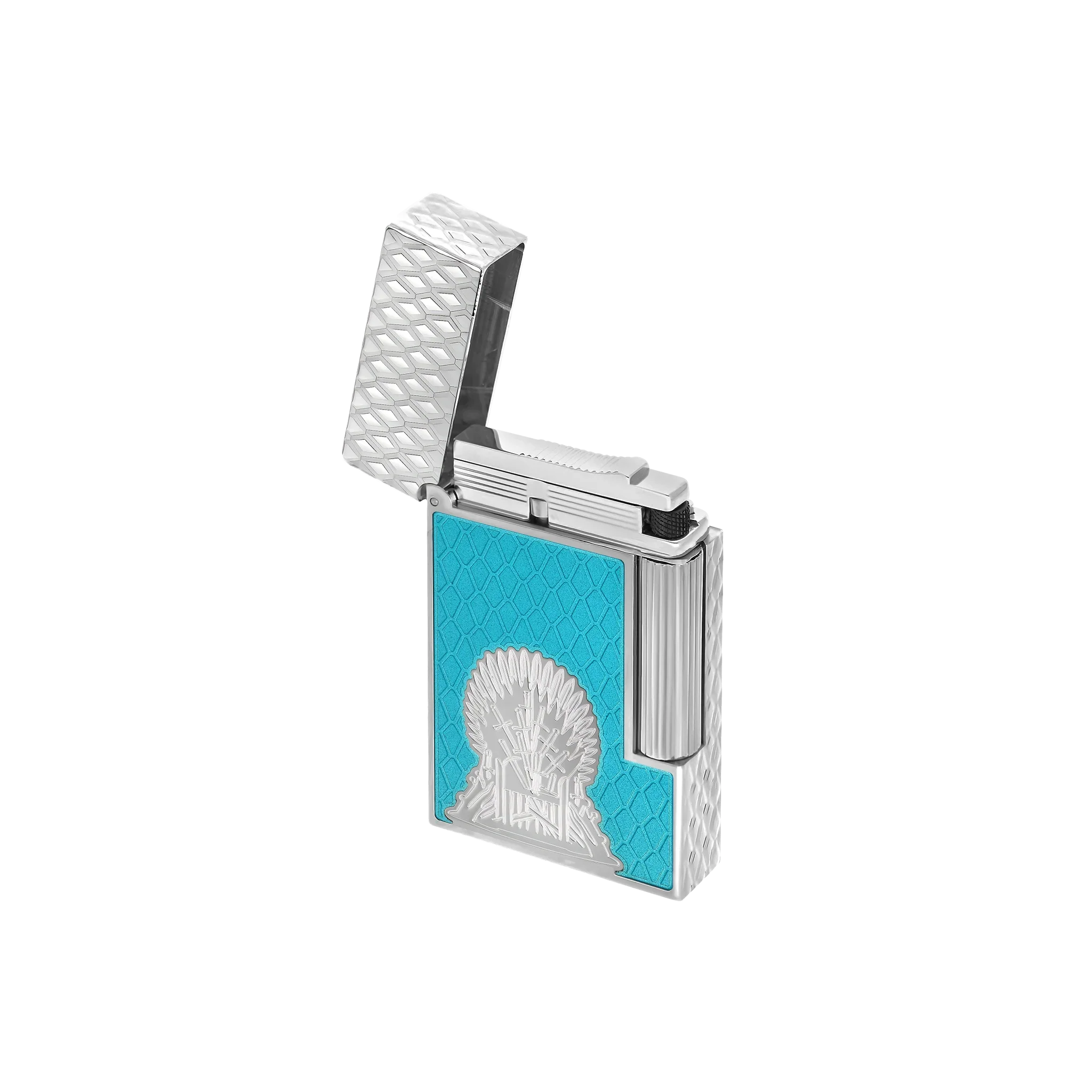 S.T. DUPONT Ligne 2 Lacquered Game of Thrones Icy Blue Lighter/Briquet C16412