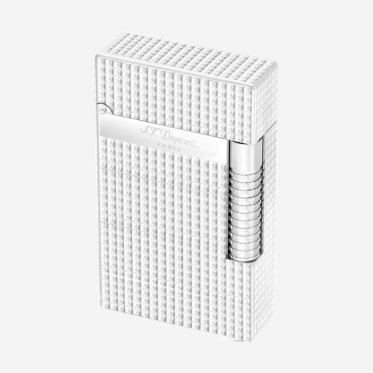 S.T. Dupont Le Grand Silver Diamond Head Lighter C23011