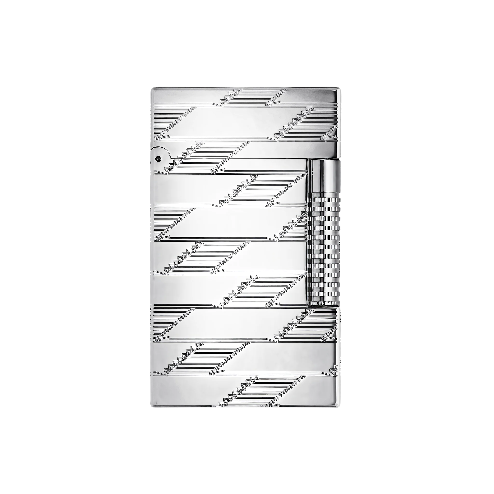 S.T. Dupont Le Grand Guilloche Monogram 1872 Palladium Lighter/Briquet C23180