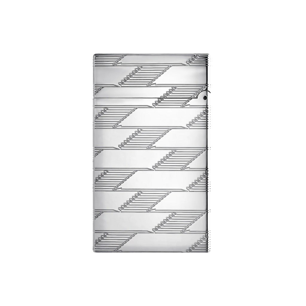 S.T. Dupont Le Grand Guilloche Monogram 1872 Palladium Lighter/Briquet C23180