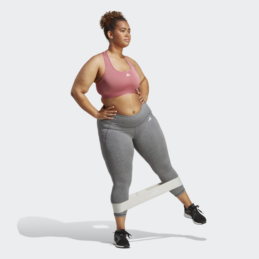 Women's adidas Optime Stash Pocket Training 7/8 Leggings (Plus Size)