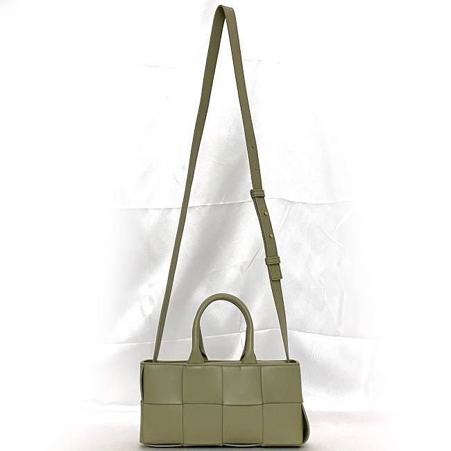 Bottega Veneta 2-Way Bag Mini East West Light Green