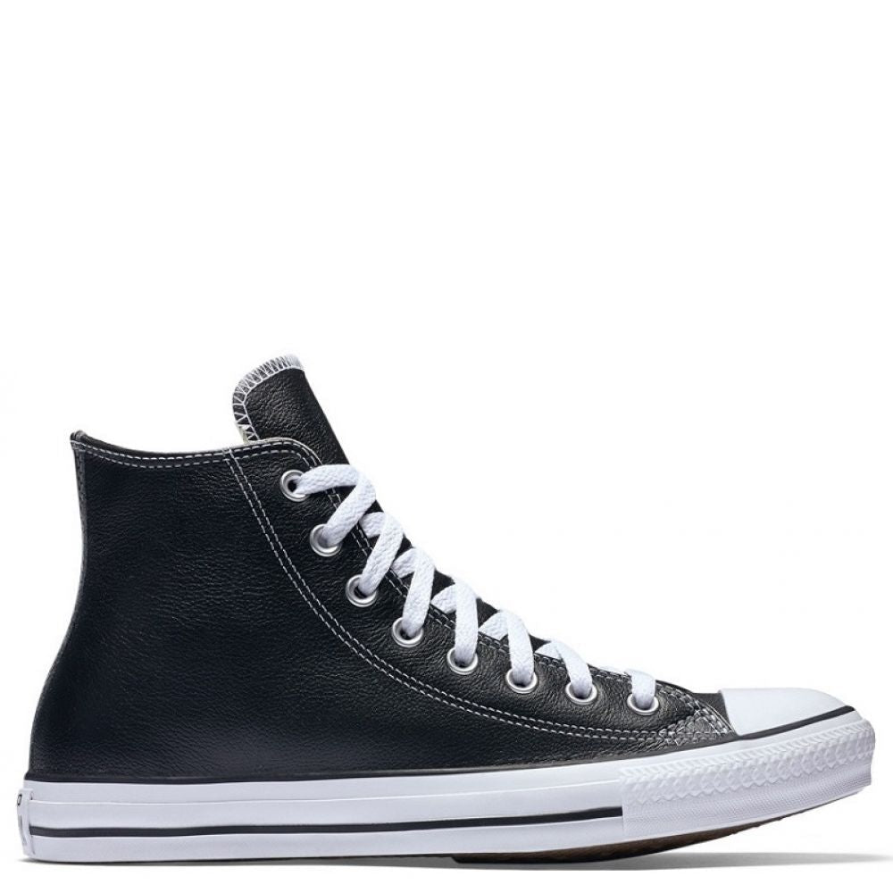 Converse Chuck Taylor All Star Leather High Top in Black