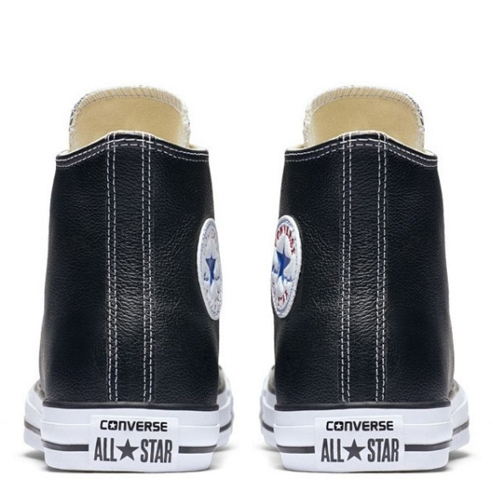 Converse Chuck Taylor All Star Leather High Top in Black