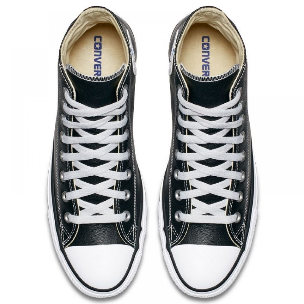 Converse Chuck Taylor All Star Leather High Top in Black